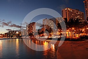 Waikiki Beach, Honolulu, Oahu, Hawaii