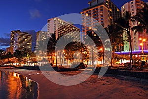 Waikiki Beach, Honolulu, Oahu, Hawaii