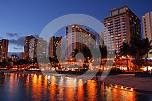 Waikiki Beach, Honolulu, Oahu, Hawaii