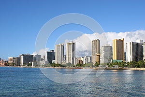 Waikiki in Honolulu, Hawaii