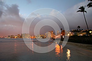 Waikiki Skyline at Sunrise