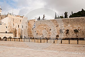 Wailing Wall, also named Western Wall or Kotel