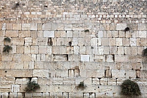 The Wailing Wall in Jerusalem. Israel