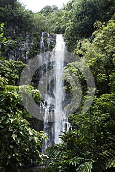 Wailua falls along the road to Hana on Maui