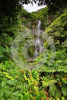 Wailua falls in east Maui