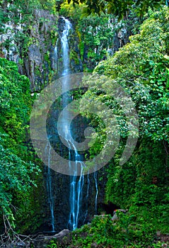 Wailua Falls on the island of Maui, Hawaii