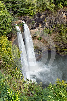 Wailua falls in kauai