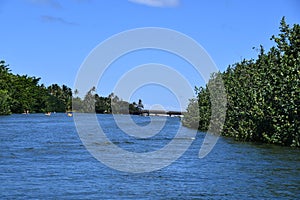 Wailua River on Kauai Island in Hawaii