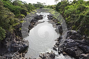 Wailuku river below wai`ale falls