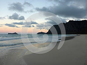 Waimanalo Beach at Dusk