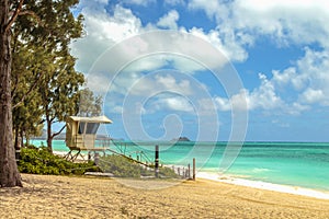 Waimanalo Lifeguard Stand photo