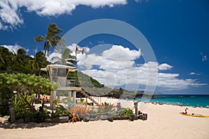 Waimea Beach Lifeguard Tower