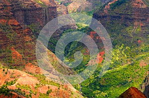 Waimea Canyon valley