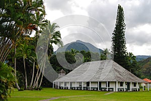 Waioli Huiia Mission Hall Hanalei Kauai, Church Building, landmark.