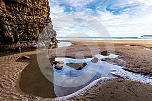 Waipati beach, Cathedral Cave, Catlins, New Zealand