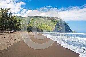 Waipio Valley beach