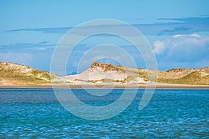 Waipu river and estuary in summer in Northland near Whangarei in New Zealand.