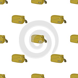 Waist bag pattern seamless vector