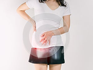 Waist pain women and hip inflammation