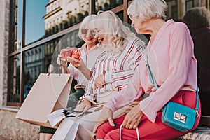 Modern grandmothers are looking at new stylish clutch