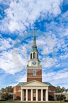 Wait Chapel on the Campus of Wake Forest University
