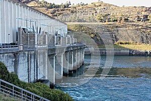 Waitaki Power Station on the Waitaki River. NZ