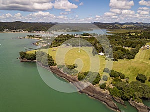 Waitangi Treaty Grounds Aerial View