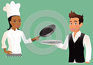 Waiter and Chef