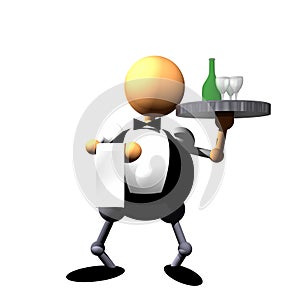 Waiter clipart