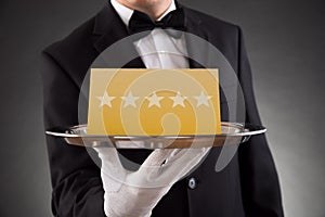 Waiter Serving Star Rating