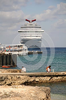 Waiting Cruise Ship