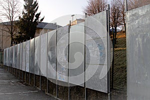 Electoral panels in the north of italy photo