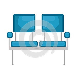 waiting room chairs icon