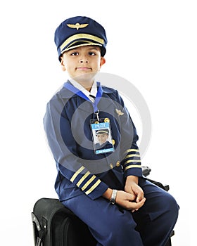 Waiting Young Pilot