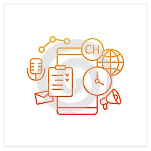 Waitlist gradient icon