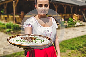 Bryndzové halušky - slovenské národné jedlo
