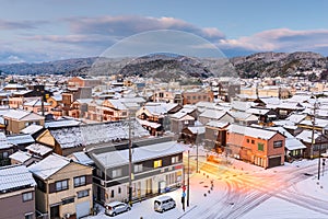 Wajima, Ishikawa, Japan in Winter photo