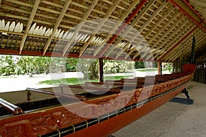 Waka - Maori war canoe