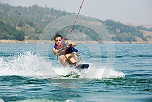 Wake boarding