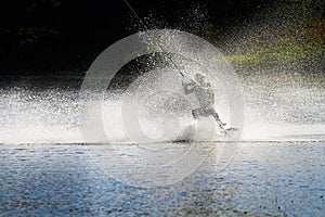 Wake Boarding Surf Action