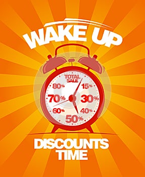 Wake up sale design.