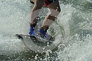 Wakeboard splash -