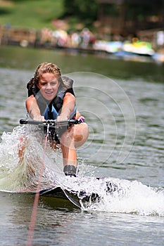 Wakeboarding Girl