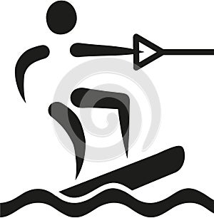 Wakeboarding icon