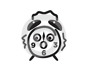 Waker Clock Character visualized with Silhouette Style