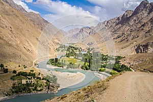 Wakhan Valley - Tajik/Afghan border. photo