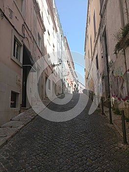 Waking through Lisbon streets