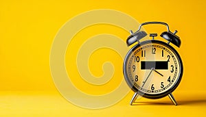 Waking up to the old fashioned alarm clock generated by AI