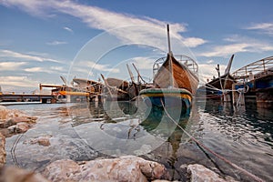 DHOW BOAT AT WAKRA BEACH