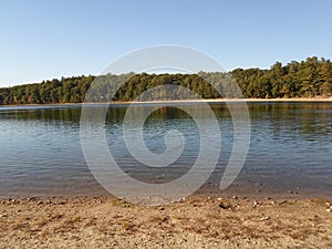 Walden Pond and Walden Pond State Reservation, Concord, Massachusetts, USA